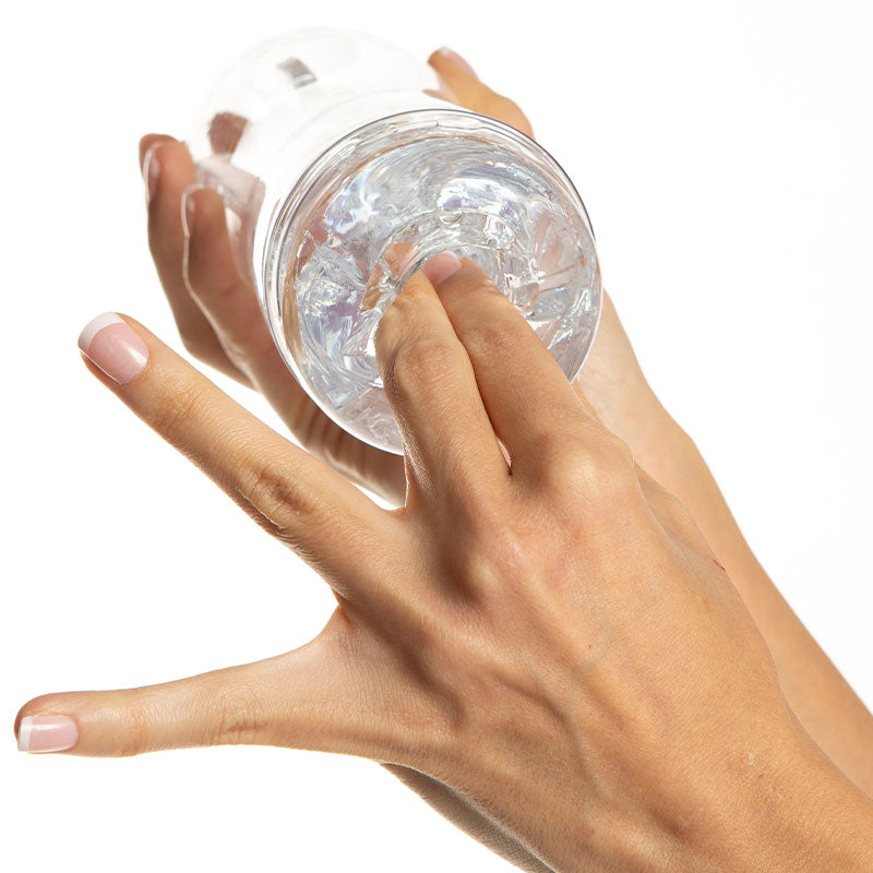 Masturbador Masculino Transparente con Flexibilidad