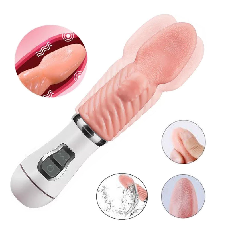Vibrador Lengua 3 Funciones Recargable