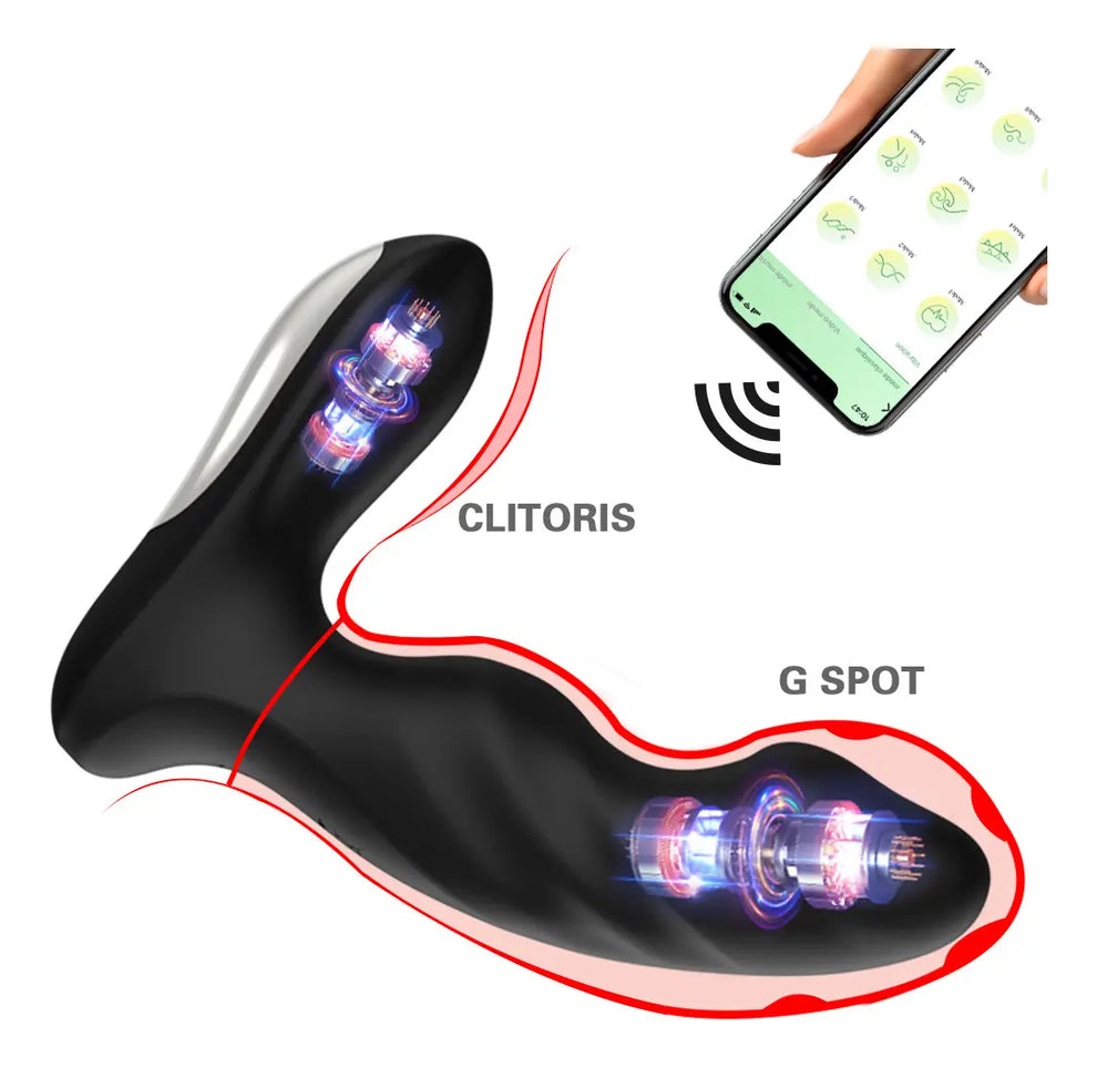 Plug vibrador con APP compatible con Ios y Android